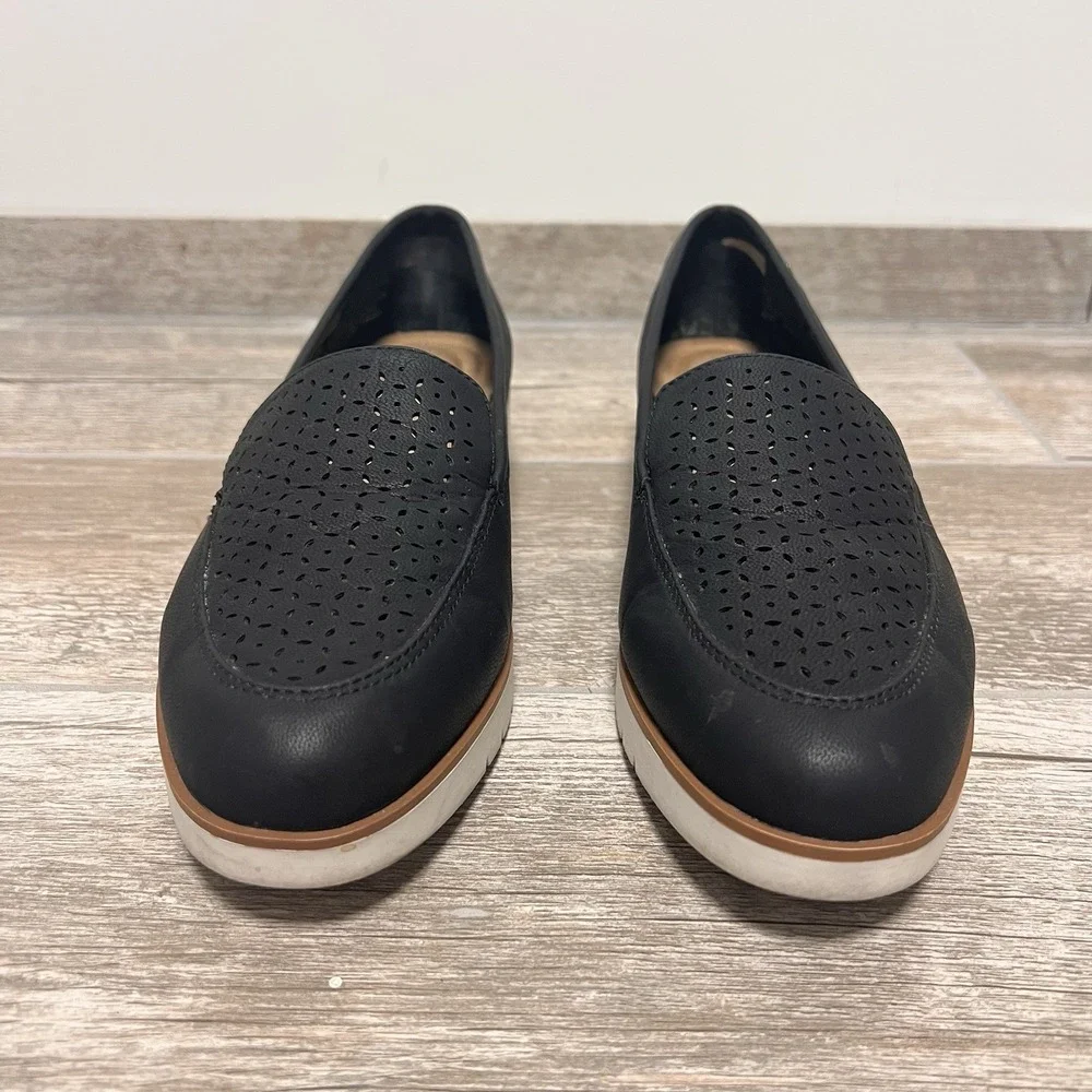Women's Giani Bernini‎ Graysonn Wedge Loafers In Black Size 8.5 M